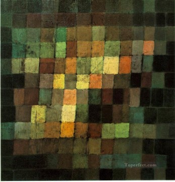 Ancient Sound Abstract on Black 1925 Expressionism Bauhaus Surrealism Paul Klee Oil Paintings